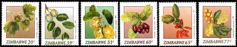 Zimbabwe - 1991 Wild Fruits Set MNH**SG 810-815