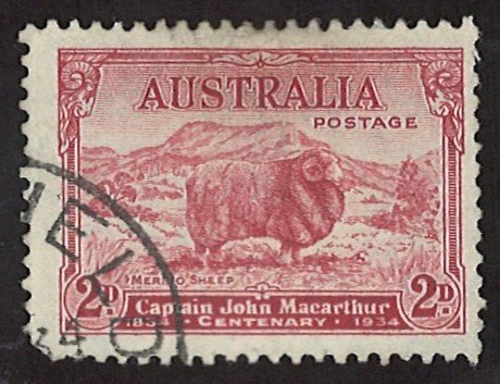 Australia 1934 Death of Captain John Macarthur 2D (LL-94)