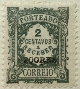 AlexStamps AZORES #J32 VF Mint 