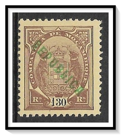 Mozambique Company #71 Coat Of Arms Overprinted MH