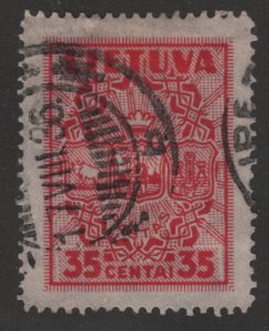 Lithuania 290 Coat of Arms 1934