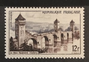 France 1955 #777, MNH, Minor bends, CV $.25