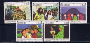 Ecuador 765-765D NH 1967 partial set