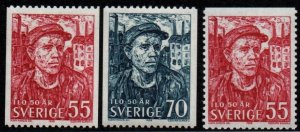 Sweden # 811 - 813 MNH