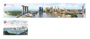 2020 Singapore Skyline (2) (Scott 2043-44) MNH