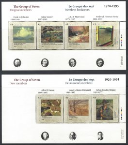 Canada #1559-61 Group of Seven,  Artists, Paintings NH S/S (3)