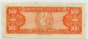 1959  Banknote 100 Pesos Pick # 93a