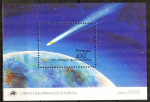Portugal 1986 Space Halley's Comet Mi. Bl. 51 MNH