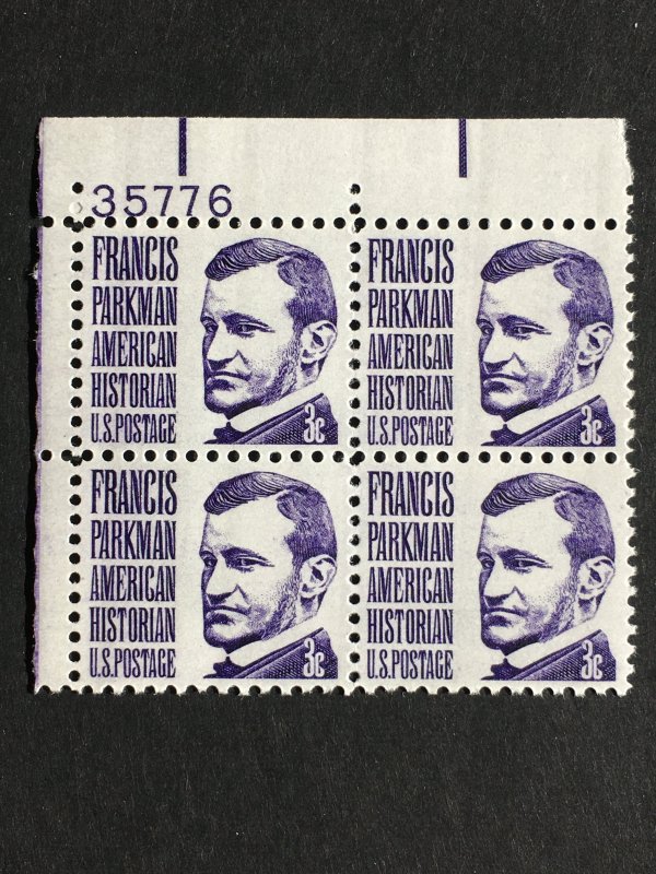 Scott # 1281 Francis Parkman, MNH Plate Block of 4