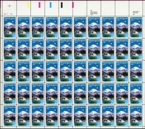 Washington State Full Sheet of Fifty 25 Cent Postage Stamps Scott 2404