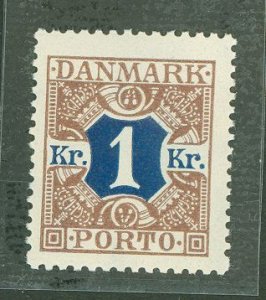 Denmark #J23 Mint (NH) Single