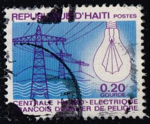 Haiti #617 Power Lines and Light Bulb; Used (0.25) (1Stars)