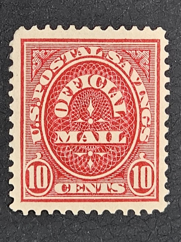 US O126 official Mint Face original hinged gum VF-OG-H