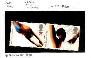 Great Britain, Postage Stamp, #1692a Mint NH, 1996 Olympics (AB)