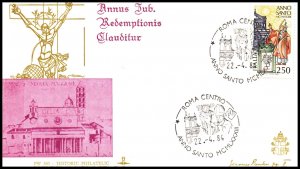 Vatican City Jubilee Year Redemtionis Clauditur 1984 Cover