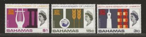 BAHAMAS SC# 249-51   FVF/MLH