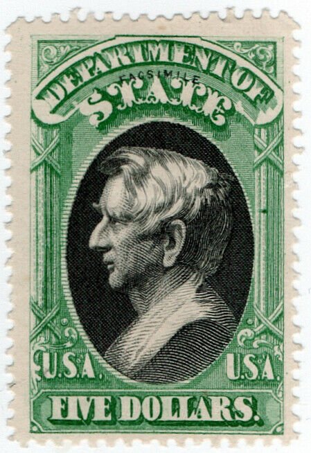 (I.B) US Postal Service : Department of State $5 (Senpf reprint)