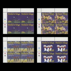 Trinidad & Tobago 2000 (MNH) Christmas traffic light blocks