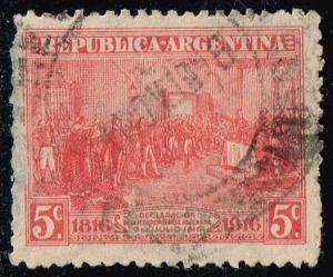 Argentina #220 Declaration of Independence; Used (0.30) (2Stars)