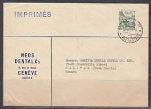 Switzerland - Jul 1948 Cover to Canada