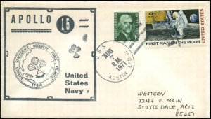 8/7/71 USS Austin LPD 4  Apollo 15 Atlantic US Navy Recovery Fleet
