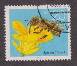 Germany DDR 2789 Bees Collecting Nectar 1990