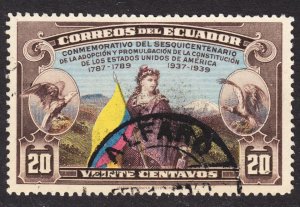 Ecuador Scott 369 VF used.  FREE...