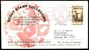 U.S.A. California Boy Scout Stamp Collecting (1972) Cover