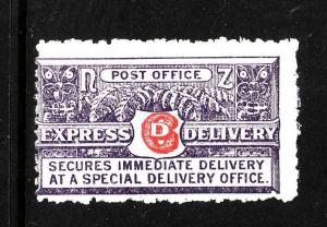 New Zealand-Sc#E1a-Unused light hinged-perf 11-Express Delivery-1903-26-