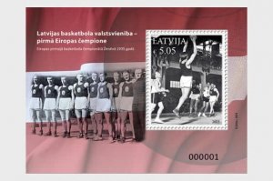 Latvia / Letland - Postfris/MNH - Sheet Basketball 2023