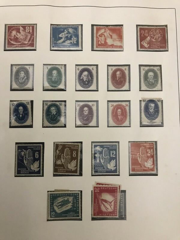 East Germany 1949/67 MH Unused MNH Album Collection(500+)ALB964