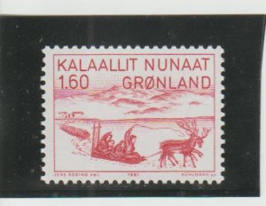 Greenland  Scott#  112  MNH  (1981 Legend)