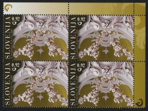 Slovenia 758 TR Block MNH Rococo Decorations, Gruber Palace