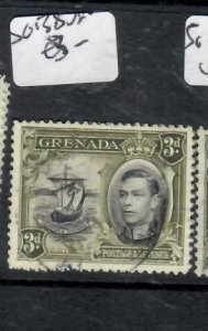 GRENADA KGVI   3D      SG 158   VFU           P0402H