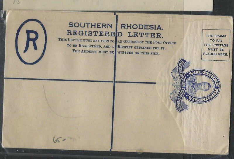 SOUTHERN RHODESIA  COVER  (P1002BB)  KGVI  4D    RLE UNUSED