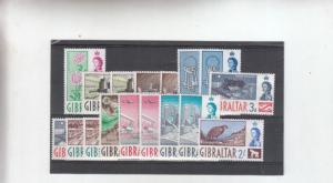 GIBRALTAR 1960 SET TO 2/-  MINT