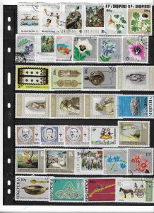 ALBANIA COLLECTION ON STOCK SHEET MINT/USED