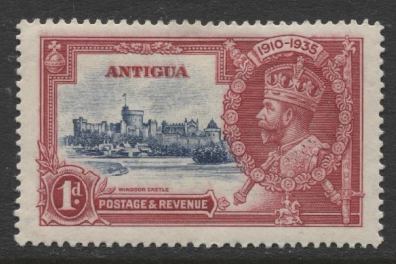 Antigua - Scott 77 - Silver Jubilee -1935 - MH - Single 1p Stamp