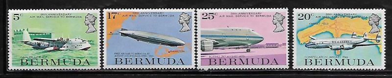 Bermuda 318-21 Aircraft Mint NH