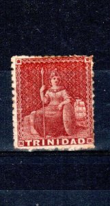 Trinnidad and Tobago - Trinidad 1863 (1d) lake Britannia SG 68 FU