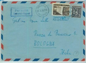 95504  - FINLAND - Postal History -  AIRMAIL COVER  to ITALY 1950