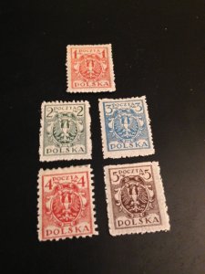 Poland sc 163-166,168-169,169B M+uhr