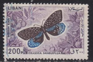 Lebanon C434 Erasmia Sanguiflua 1965