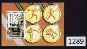 Tuvalu Scott 616, Sports, SS SPECIMEN (1289), Free Shipping