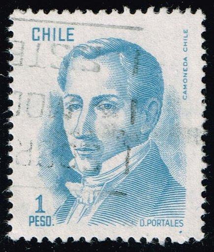 Chile #481 Diego Portales; Used (0.25)