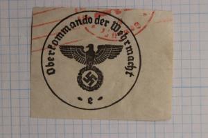 High Command of the Wehrmacht oberkommando seal Official censored opened letter