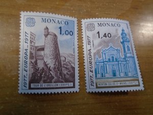 Monaco  #  1067-68  MNH