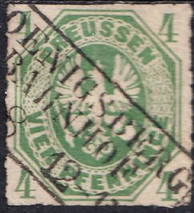 Prussia # 23 Used  Koenigsberg Bahnhof Cancel