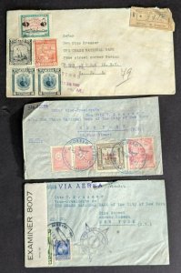 EDW1949SELL : PARAGUAY Interesting collection of 32 covers, all to USA.