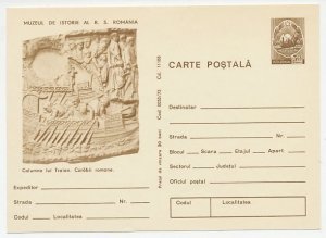 Postal stationery Rumania 1975 Trajan s Column